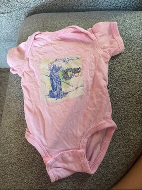 Chiodos Pink Graphic Baby One-Piece Bodysuit